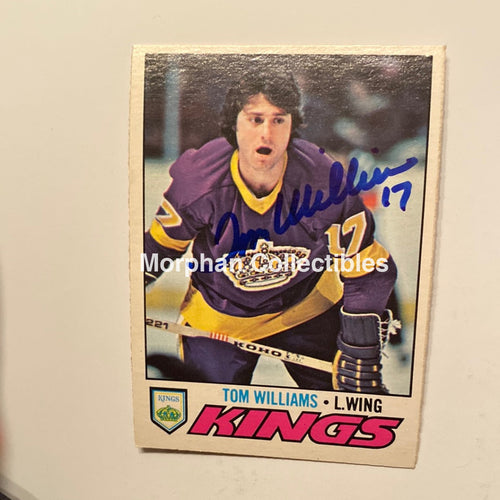 Tom Williams - Autographed Card 1977/78 Opc