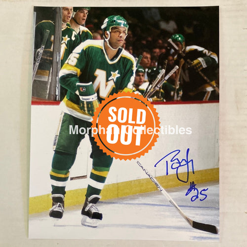 Tony Mckegney - Autographed Minnesota North Stars 8X10 Photo