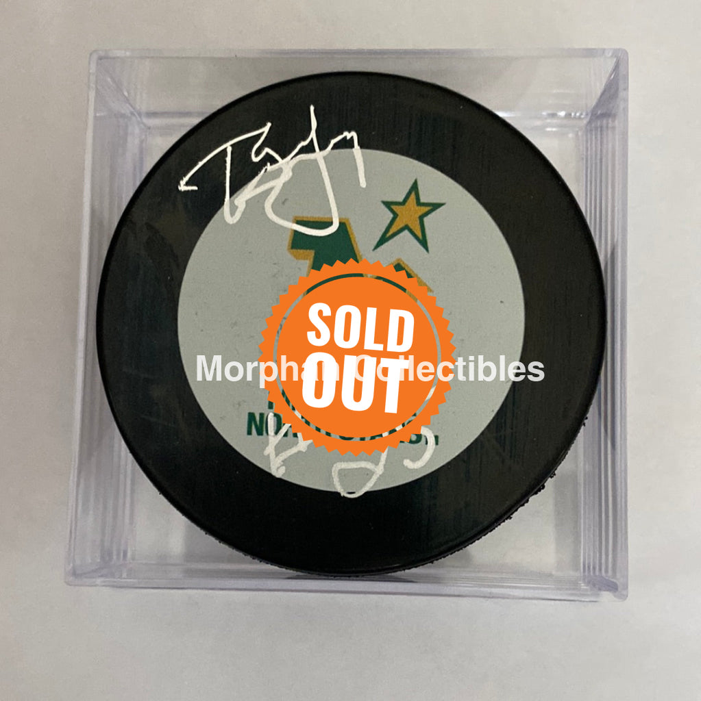 Tony Mckegney - Autographed Puck Minnesota North Stars