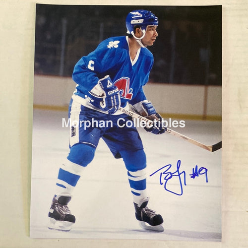 Tony Mckegney - Autographed Quebec Nordiques 8X10 Photo