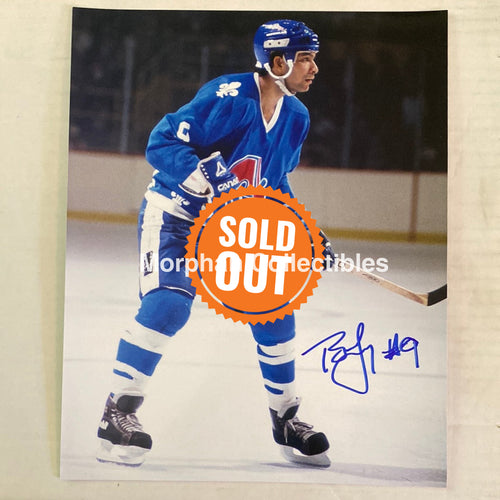 Tony Mckegney - Autographed Quebec Nordiques 8X10 Photo