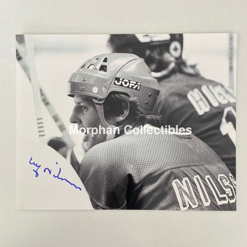 Ulf Nilsson - Autographed 8X10 Photo New York Rangers