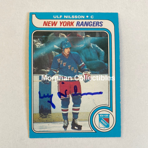Ulf Nilsson - Autographed Card Opc 1979-80
