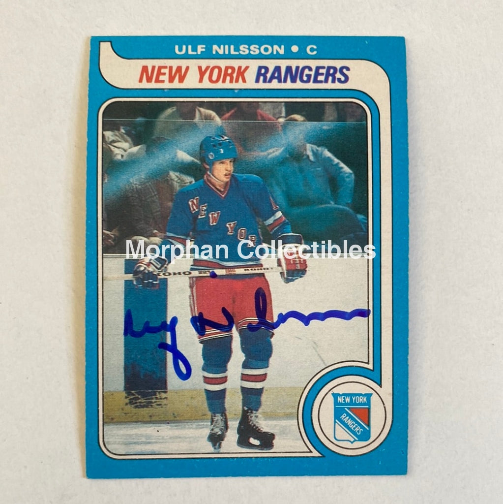 Ulf Nilsson - Autographed Card Opc 1979-80