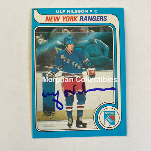 Ulf Nilsson - Autographed Card Opc 1979-80