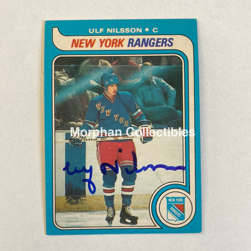 Ulf Nilsson - Autographed Card Opc 1979-80