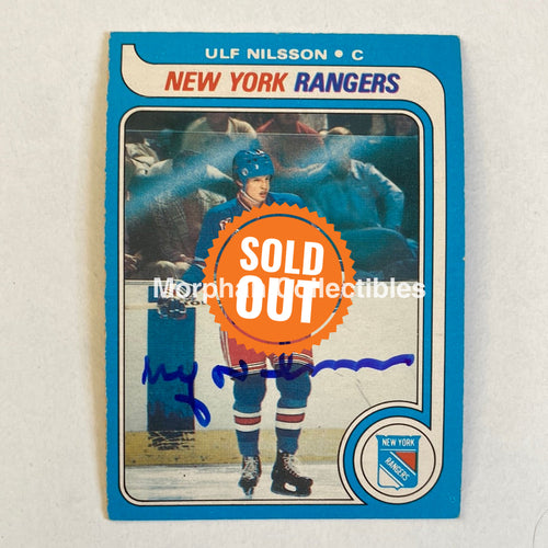 Ulf Nilsson - Autographed Card Opc 1979-80