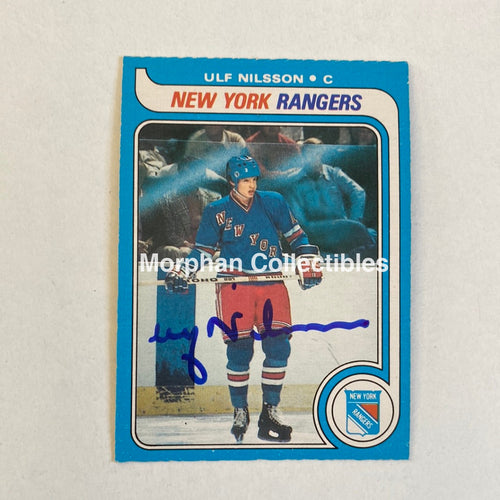 Ulf Nilsson - Autographed Card Opc 1979-80