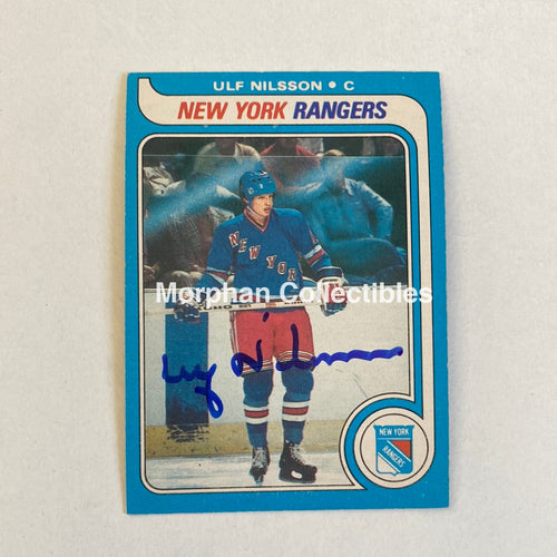 Ulf Nilsson - Autographed Card Opc 1979-80