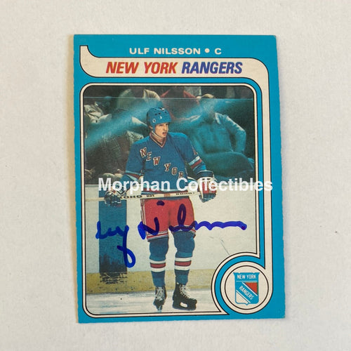 Ulf Nilsson - Autographed Card Opc 1979-80