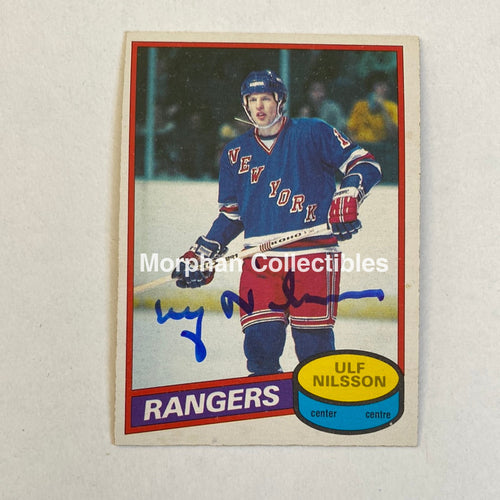 Ulf Nilsson - Autographed Card Opc 1980-81
