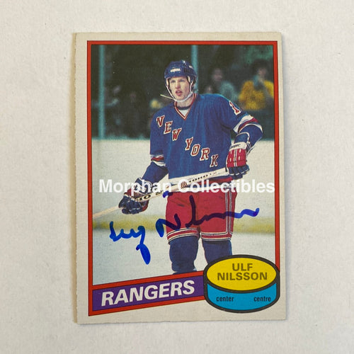 Ulf Nilsson - Autographed Card Opc 1980-81