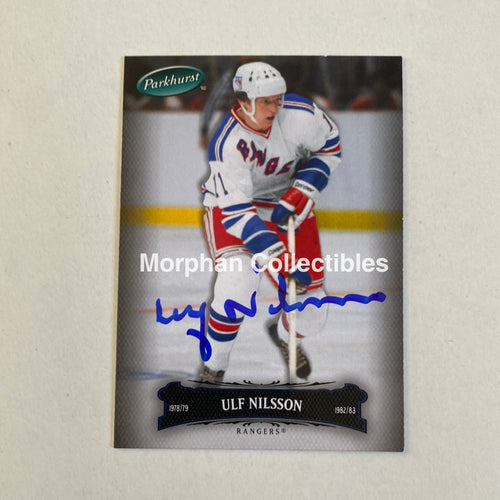 Ulf Nilsson - Autographed Card Parkhurst 2006-07