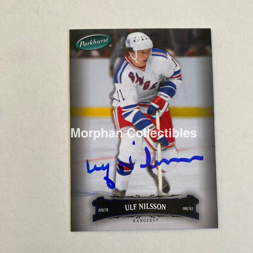 Ulf Nilsson - Autographed Card Parkhurst 2006-07