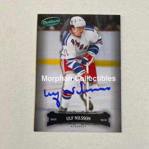 Ulf Nilsson - Autographed Card Parkhurst 2006-07
