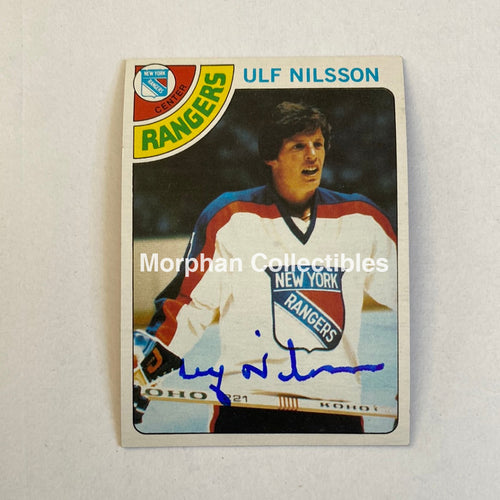 Ulf Nilsson - Autographed Card Topps 1978-79