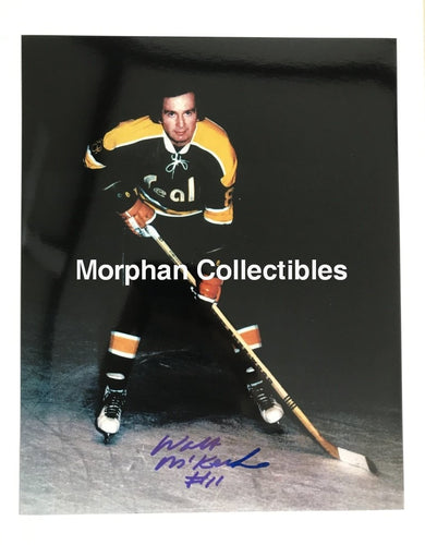 Walt Mckechnie - Autographed 8X10 Photo California Seals