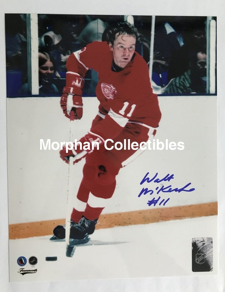 Walt Mckechnie - Autographed 8X10 Photo Detroit Red Wings