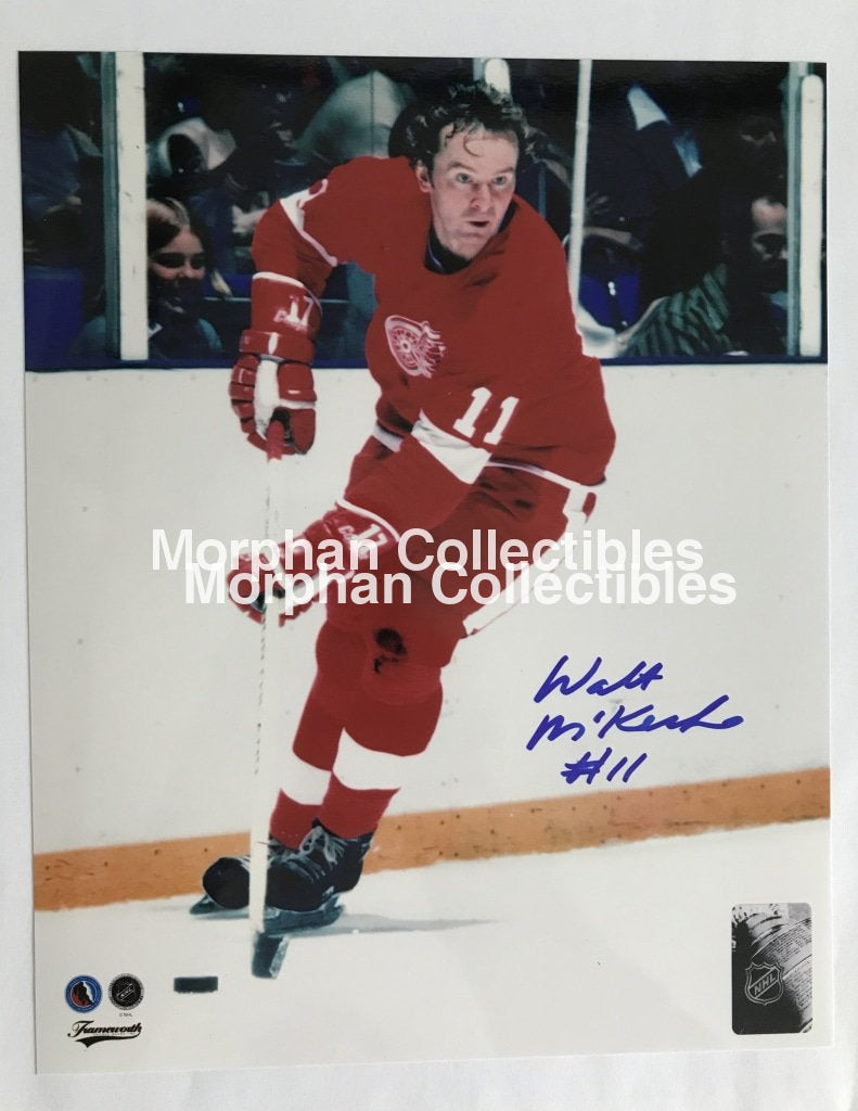 Walt Mckechnie - Autographed 8X10 Photo Detroit Red Wings
