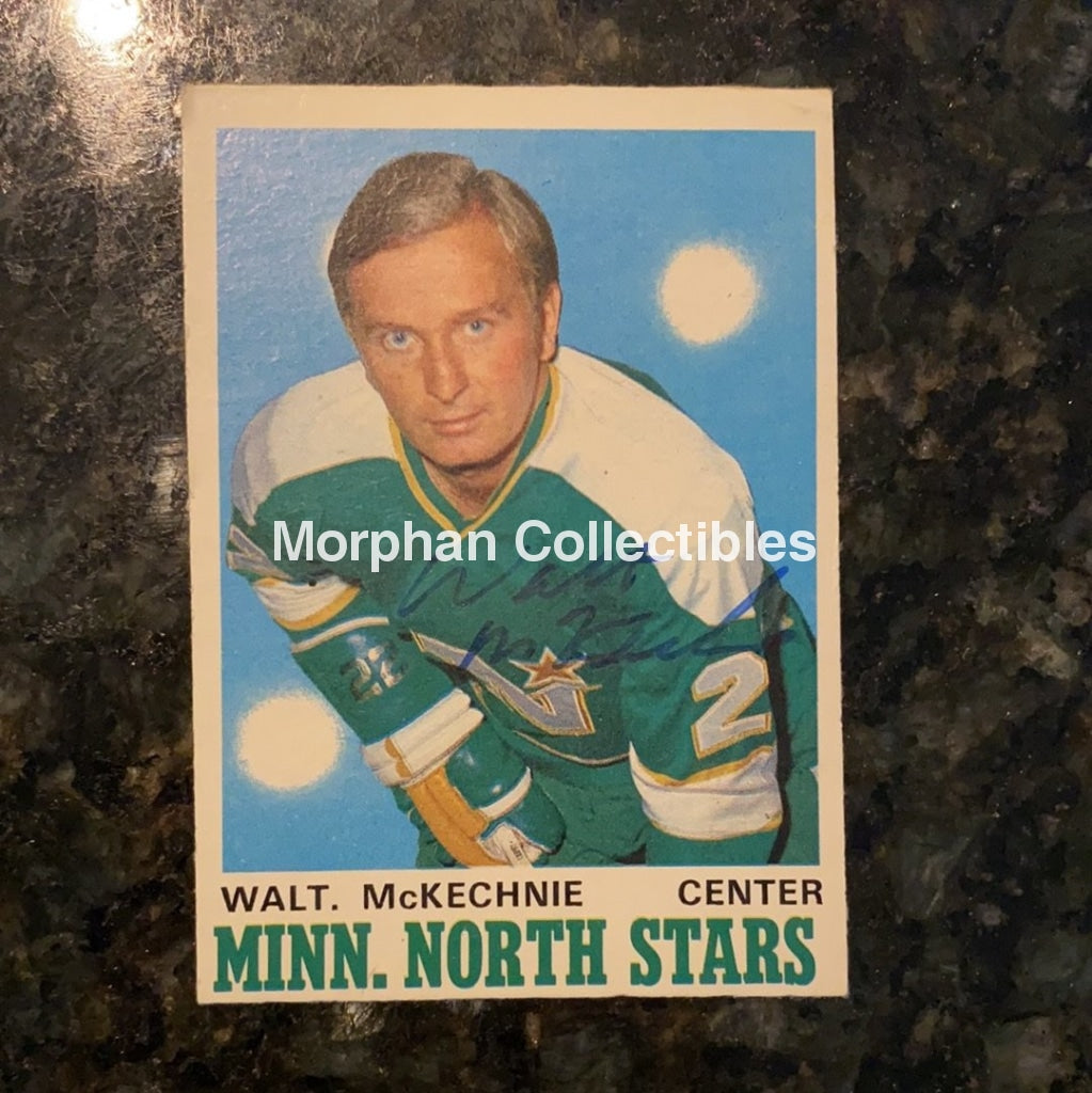 Walt Mckechnie - Autographed Card 1970-71 Opc