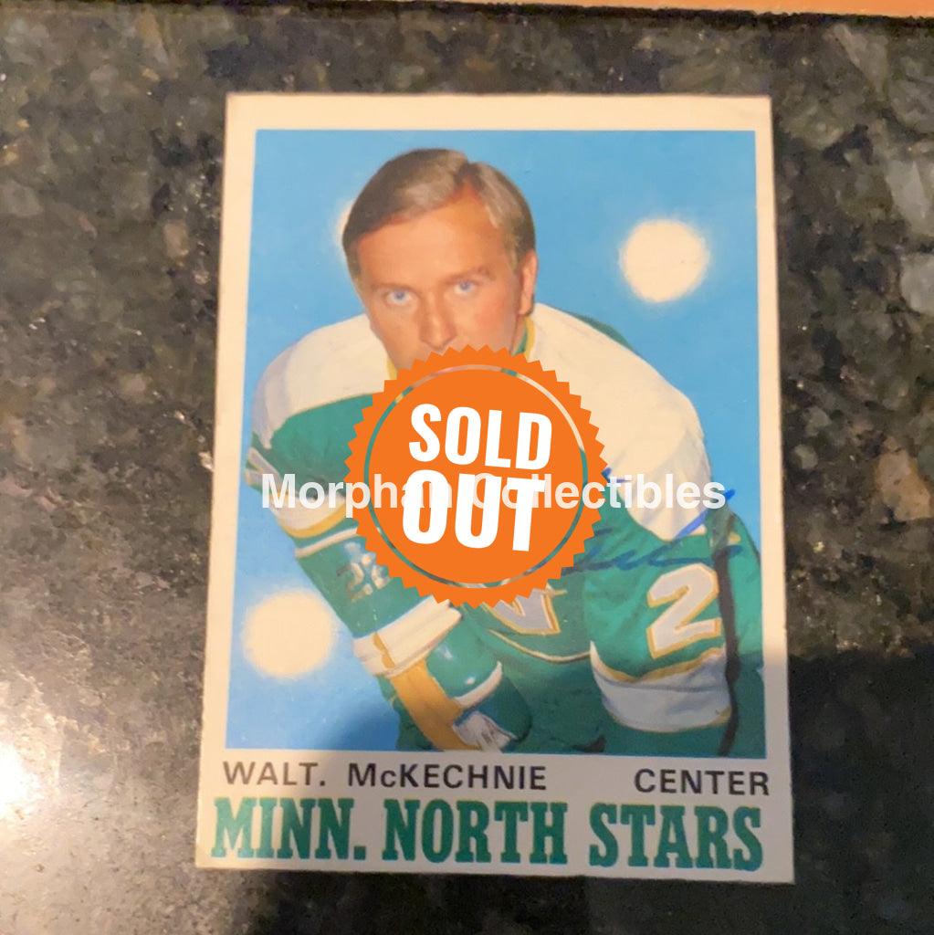 Walt Mckechnie - Autographed Card 1970-71 Opc
