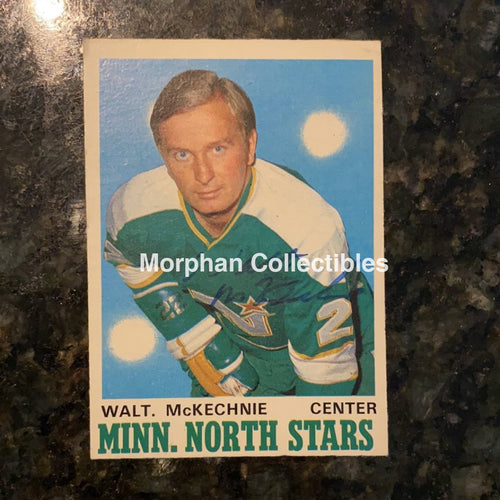 Walt Mckechnie - Autographed Card 1970-71 Opc