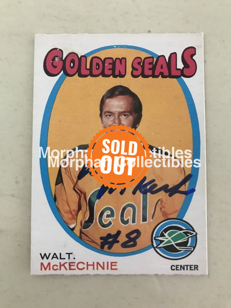 Walt Mckechnie - Autographed Card 1971-72 Opc #3