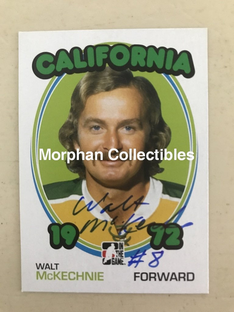 Walt Mckechnie - Autographed Card 1972 In The Game #2