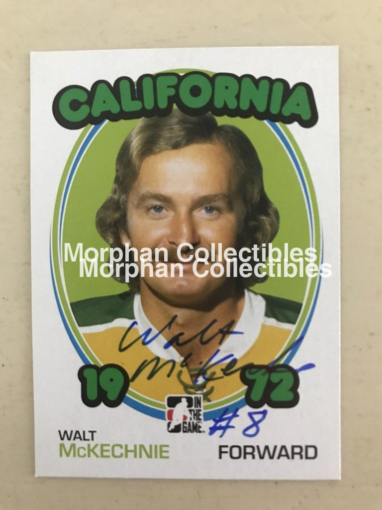 Walt Mckechnie - Autographed Card 1972 In The Game #2