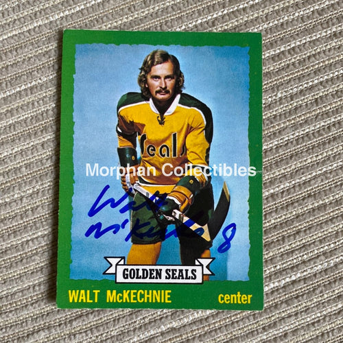 Walt Mckechnie - Autographed Card 1973-74 Opc #1