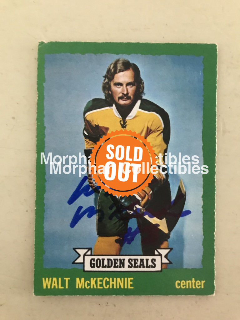 Walt Mckechnie - Autographed Card 1973-74 Opc #2