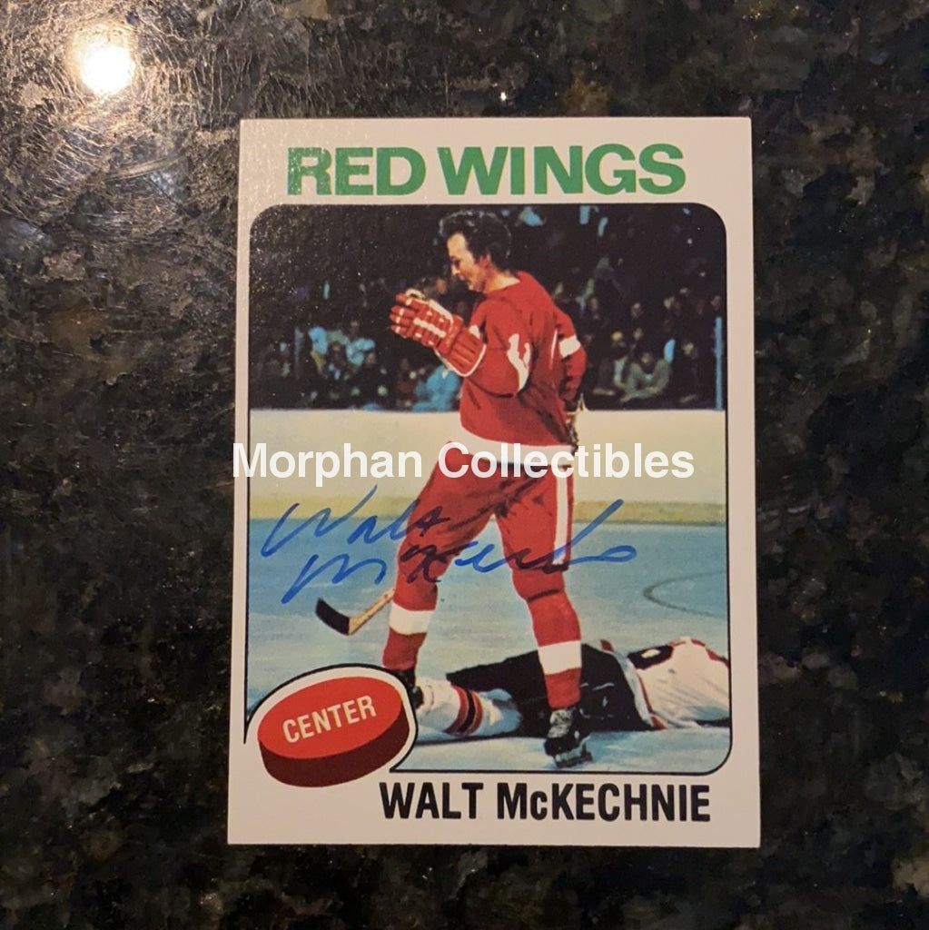 Walt Mckechnie - Autographed Card 1975-76 Topps #1