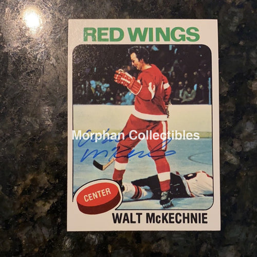 Walt Mckechnie - Autographed Card 1975-76 Topps #2