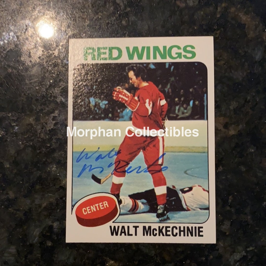 Walt Mckechnie - Autographed Card 1975-76 Topps #3