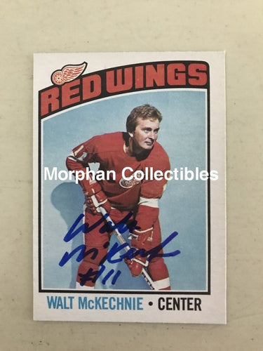 Walt Mckechnie - Autographed Card 1976-77 Opc #2