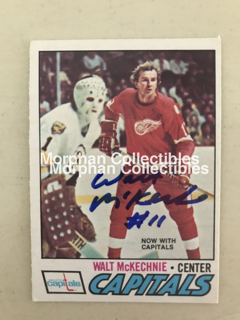 Walt Mckechnie - Autographed Card 1977-78 Opc #3