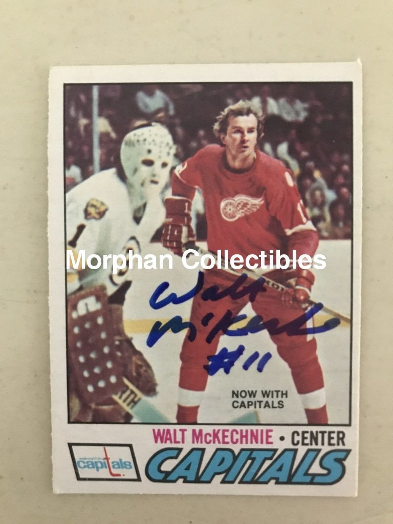 Walt Mckechnie - Autographed Card 1977-78 Opc #3