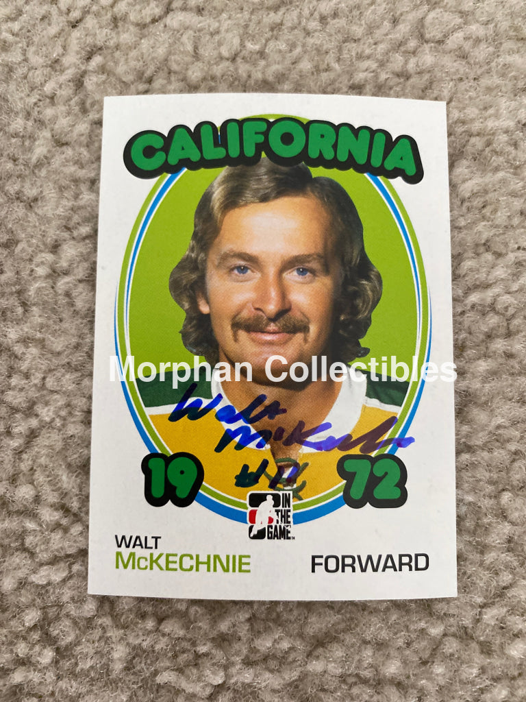 Walt Mckechnie - Autographed Card Itg 1972