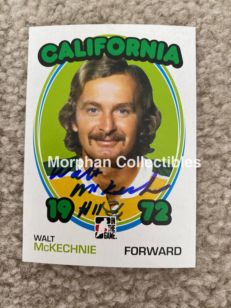 Walt Mckechnie - Autographed Card Itg 1972