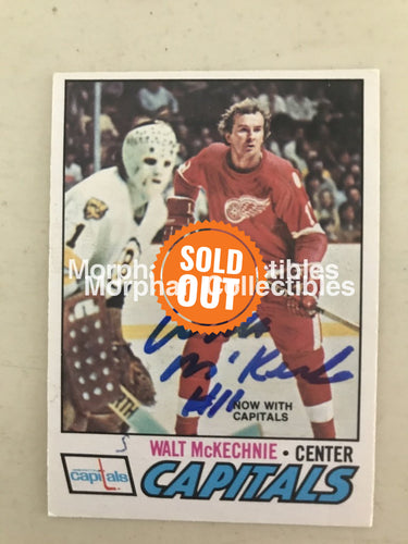 Walt Mckechnie - Autographed Card 1977-78 Opc #1
