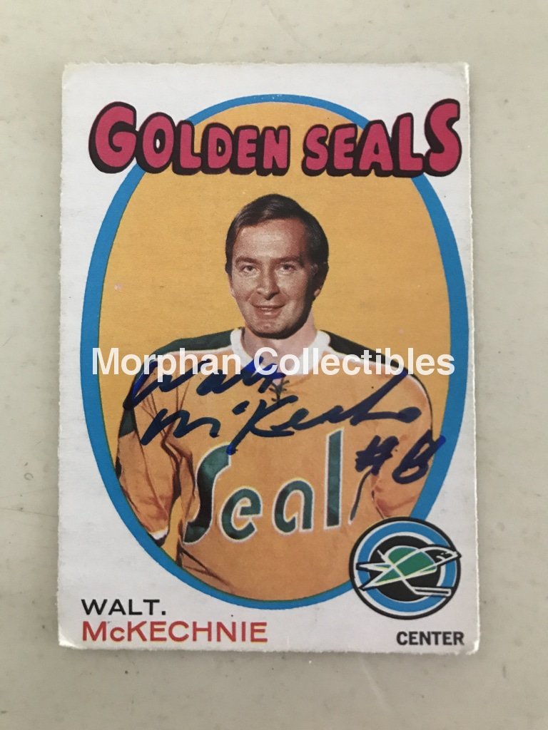 Walt Mckechnie - Autographed Card 1971-72 Opc #1