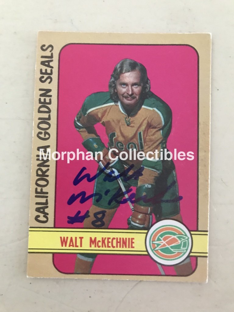 Walt Mckechnie - Autographed Card 1972-73 Opc #2