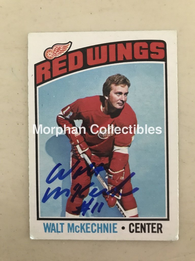 Walt Mckechnie - Autographed Card 1976-77 Opc #1