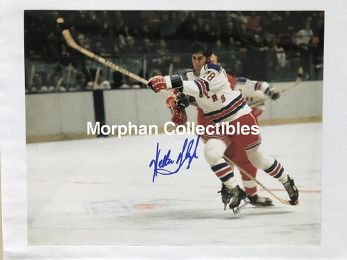 Walt Tkaczuk - Autographed 8X10 Photo New York Rangers