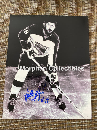 Walt Tkaczuk - Autographed 8X10 Photo New York Rangers