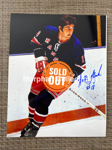 Walt Tkaczuk - Autographed 8X10 Photo New York Rangers