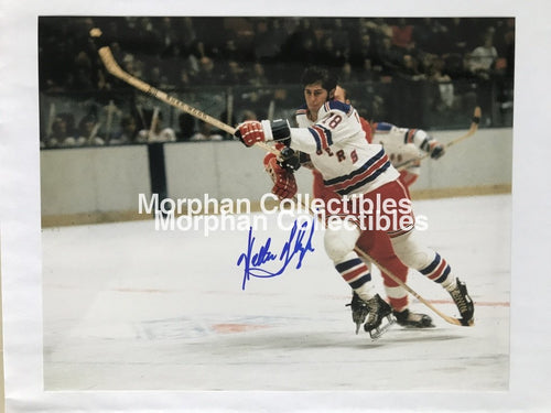 Walt Tkaczuk - Autographed 8X10 Photo New York Rangers