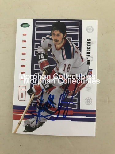Walt Tkaczuk - Opc Hockey Cards Plus (Extra Fine And Blue Sharpie) 2004 Parkhurst Original 6 Card
