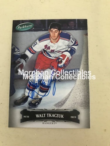 Walt Tkaczuk - Opc Hockey Cards Plus (Extra Fine And Blue Sharpie) 2006-07 Parkhurst #6 Card