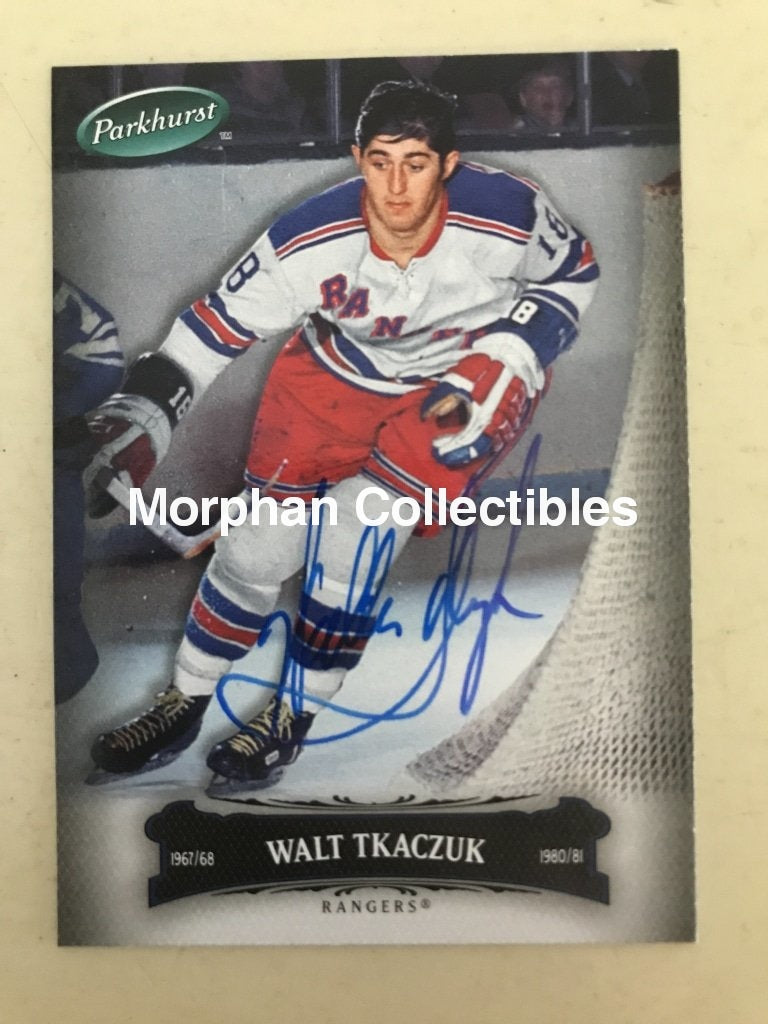 Walt Tkaczuk - Opc Hockey Cards Plus (Extra Fine And Blue Sharpie) Card